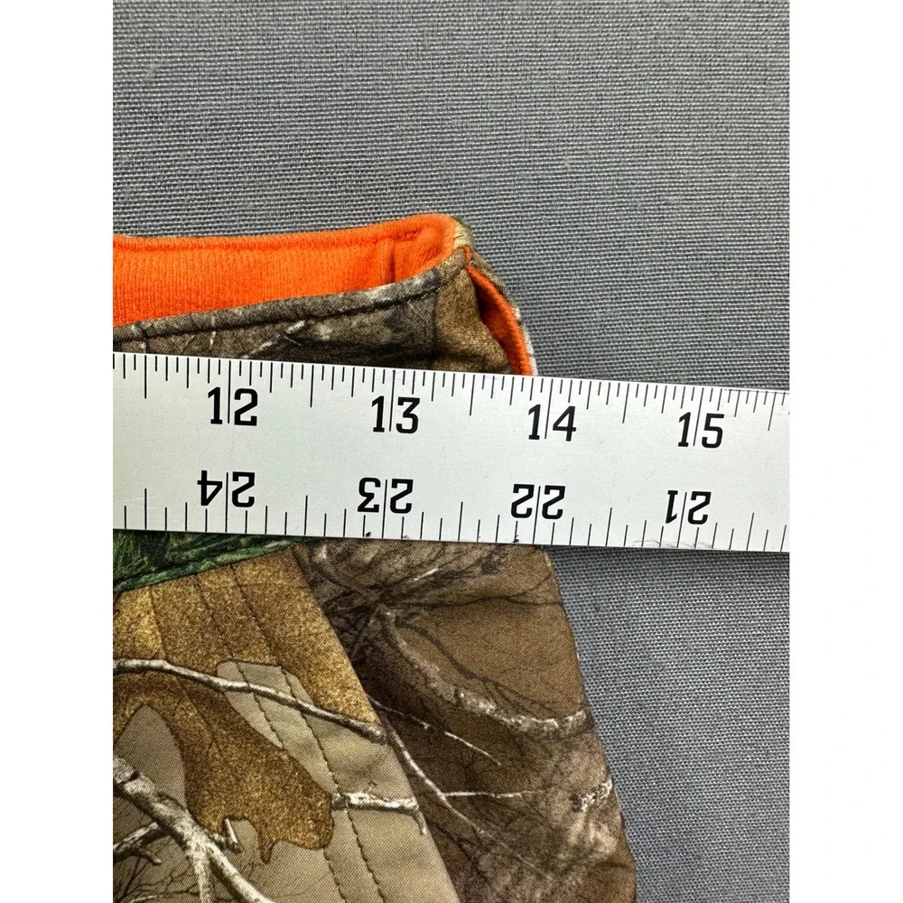 Cabelas Youth Realtree Xtra Camo Fleece Lined Hunting‎ Pants Orange Size L Kids